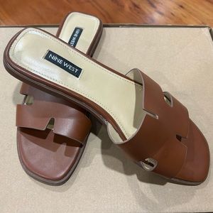 Nine West Leather Sandals Size 8 1/2